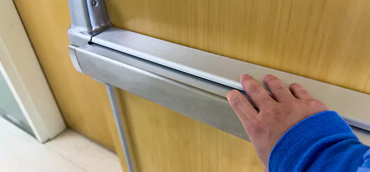 Installing a Push Bar on a Door West St. Paul